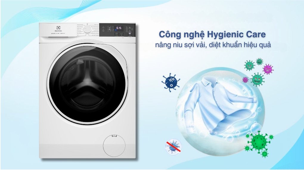 Máy giặt sấy Electrolux UltimateCare 300 EWW9024P3WC Inverter tích hợp công nghệ Hygienic Care